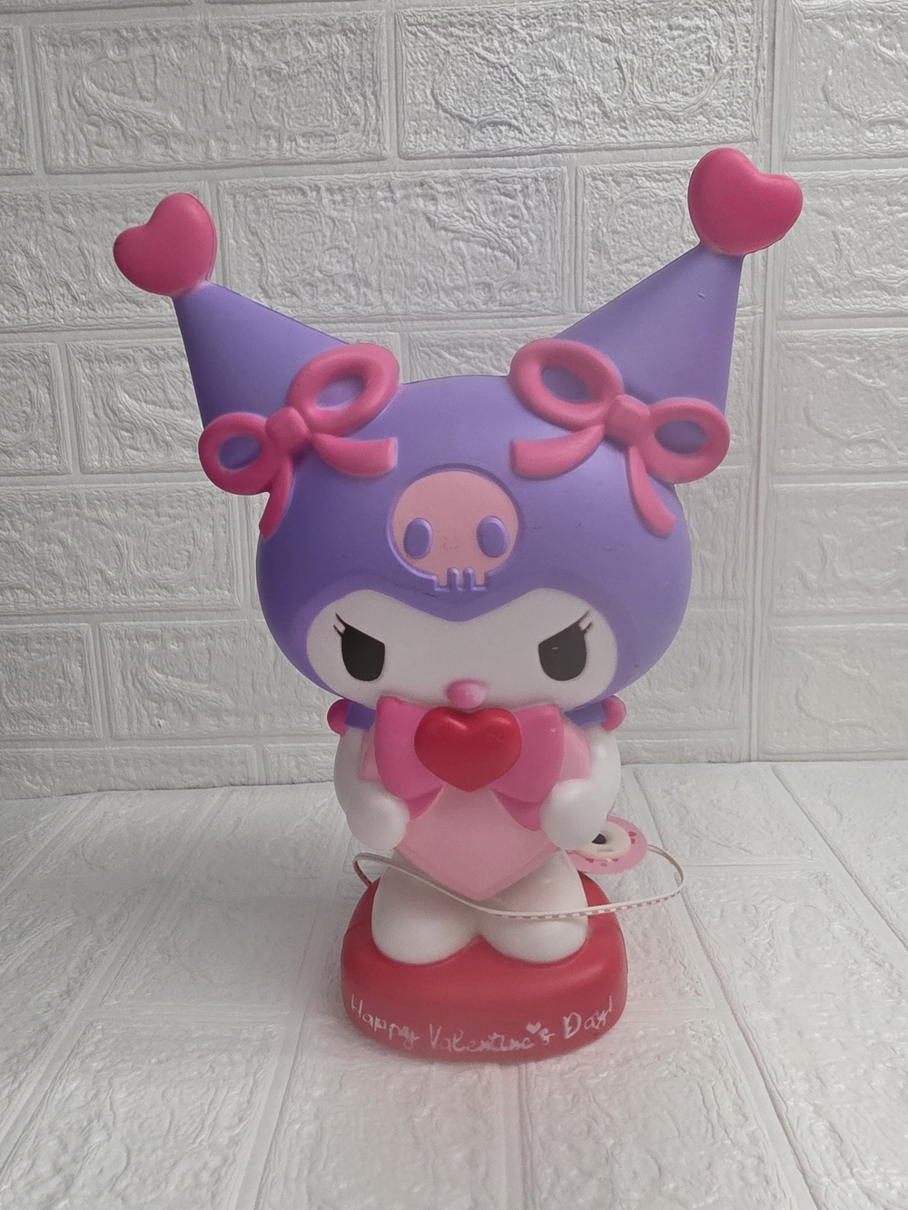 Kuromi Lighted LED Valentines Day 12” Blow Mold Sanrio Hello Kitty Gemmy New